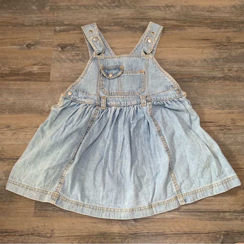 BONGO Baby Child Vintage Denim Jumper Dress Size 5